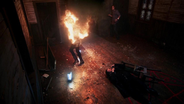 Abaddon's host body goes up in flames. Abaddon's host body goes up in flames.